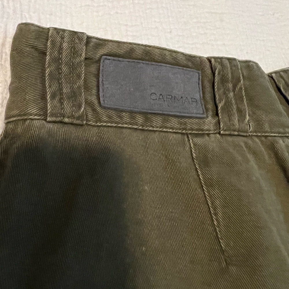 CARMAR High Waisted Denim Cargo Pants - Picture 5 of 7